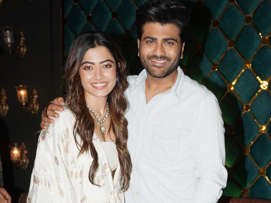 Sharwanand and Rashmika Awesome Looks